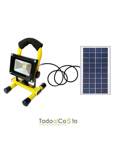 Foco Led Solar 10w con Bateria Integrada
