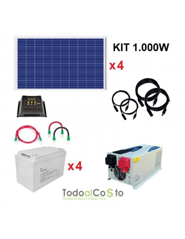 Kit Full Off Grid Energia Solar Hogar...