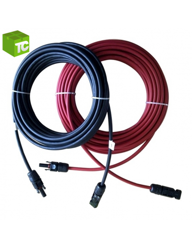 Cable Solar MC4 - 6mm2 70Ah (10 Mts)