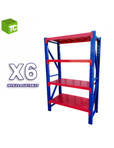 PRE-VENTA Pack Rack X 6 - Estantería...