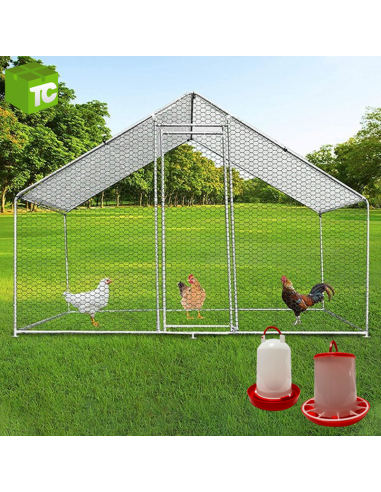 Gallinero 9 mts2 Galvanizado +...