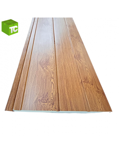 Siding Metálico  - Madera Café (5,80M...