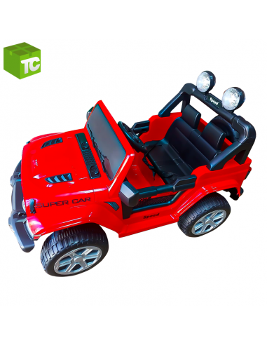 Auto Jeep Rojo - Eléctrico para niños
