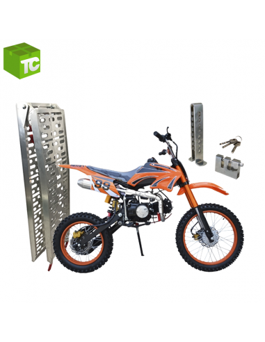 Motocicleta Enduro Naranja 125cc + ¡Regalo!