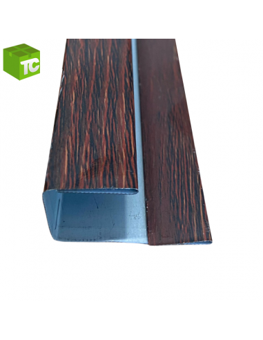 Perfil Terminal J Madera  - Para Siding